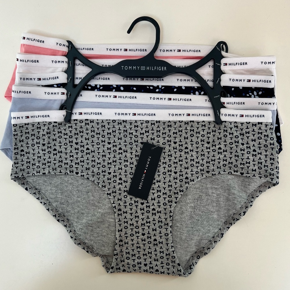 Tommy Cotton Stretch Hipster Panties Ladies L